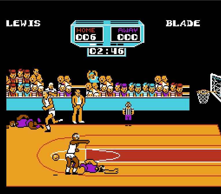 NBA Jam four-player arcade cabinet